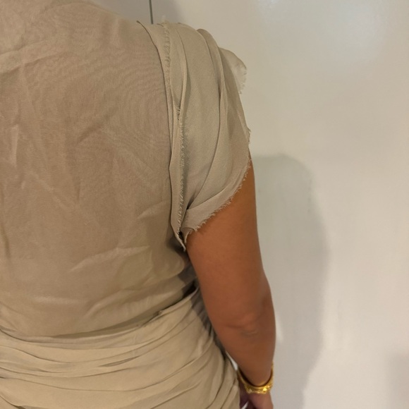 J.MENDEL GRAY DRESS SIZE 10 - Picture 3 of 15